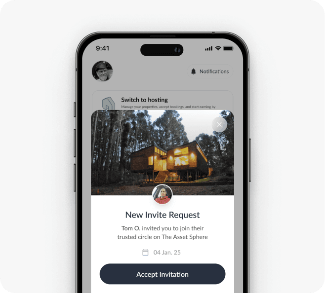 Guest mobile flow: Accept invite
